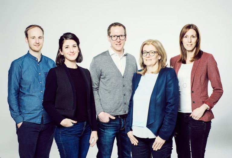 Neue PRVA-Spitze v.l.n.r.: Andreas Ganahl, Natascha Soursos, Martin Dechant, Judith Gebhardt-Dörler und Simone Deitmer.    Foto: Gmeiner