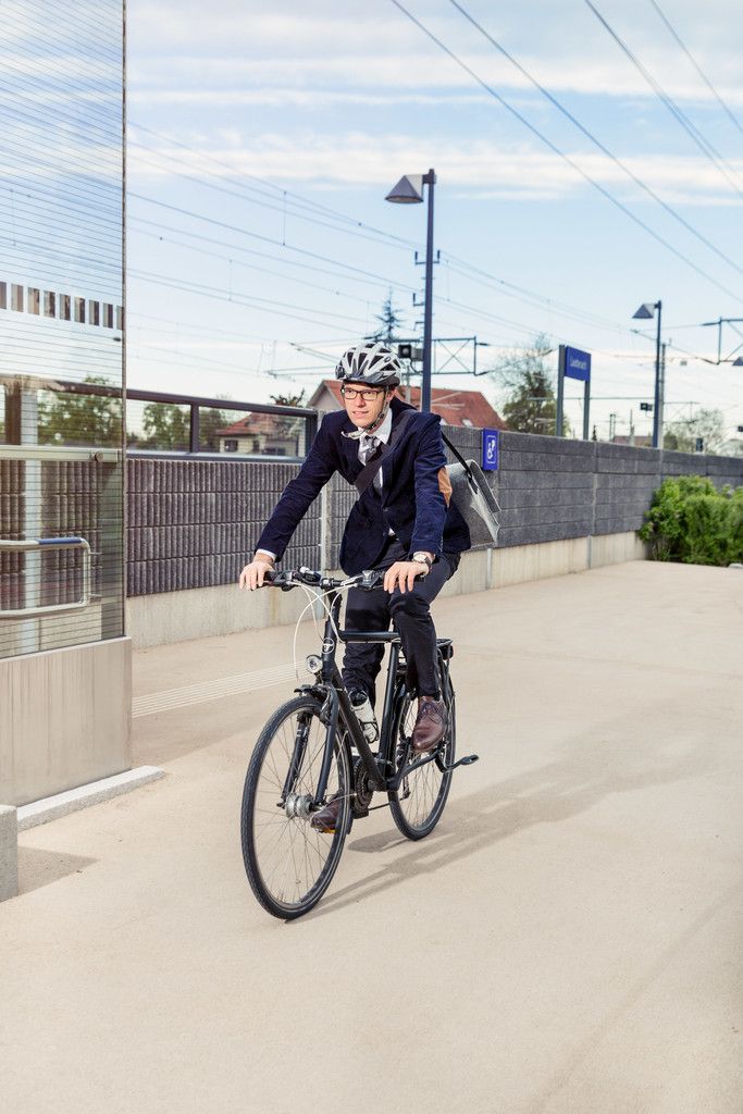 Ohne Stau und sportlich auf dem Weg zur Arbeit.