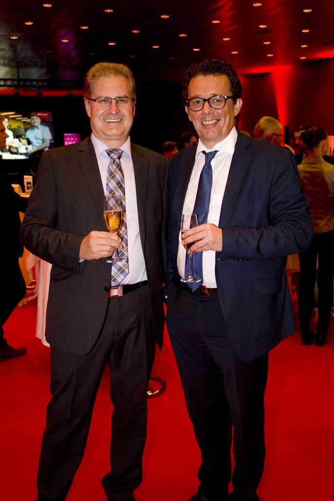 Orgelbauer Wendelin Eberle (l.) und WKV-Präsident Hans-Peter Metzler.