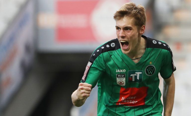 Patrik Eler trägt neu das Trikot vonAustria Lustenau. gepa