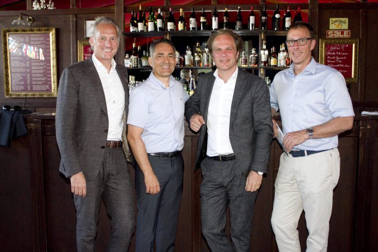 Präsident Martin Ohneberg (l.), Hubert Rhomberg, Heinz Senger-Weiss und Bernhard Ölz. Fotos: Franc