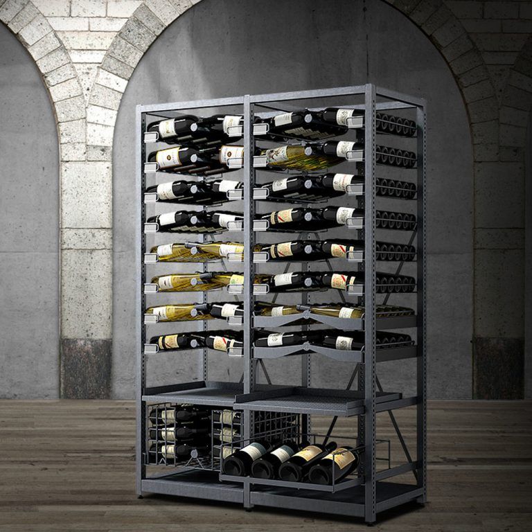 Produkt mit Potenzial. Politikerin verkauft nun Weinregale. Covini