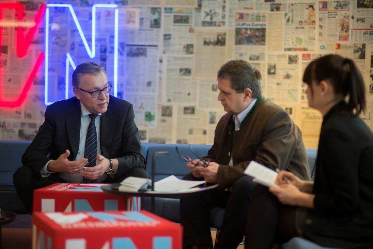 Putin gelte vielen Russen als Garant der Stabilität, sagt Ljiubinskij. VN/Paulitsch