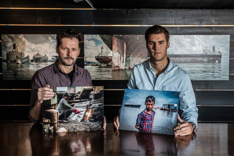 Reinhard und Luca Fasching reisten auf eigene Kosten nach Bangladesch. Zurück kamen sie mit eindrücklichen Bildern. VN/Steurer