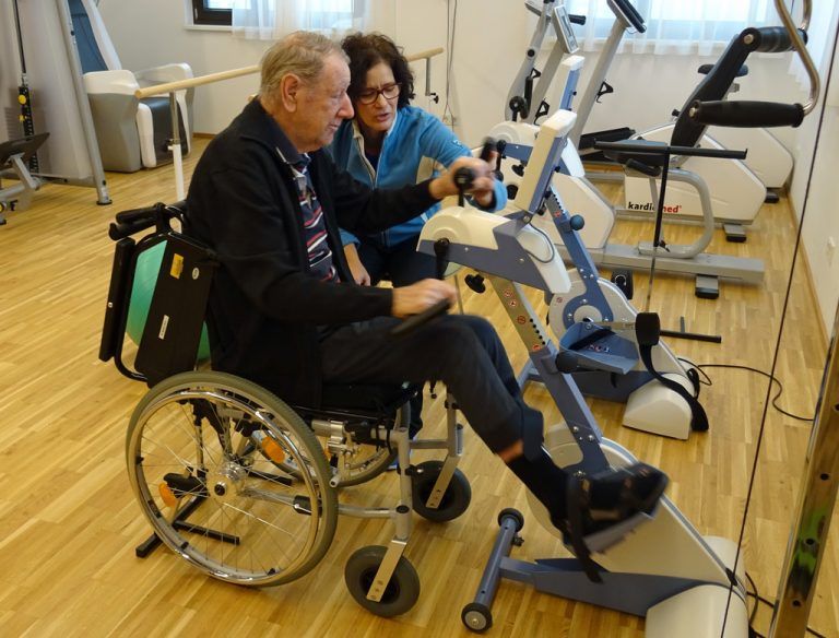 Vorarlberg forciert auch die geriatrische Remobilisation, um alten Menschen ein qualitätvolles Leben zu ermöglichen.  Foto: vlk