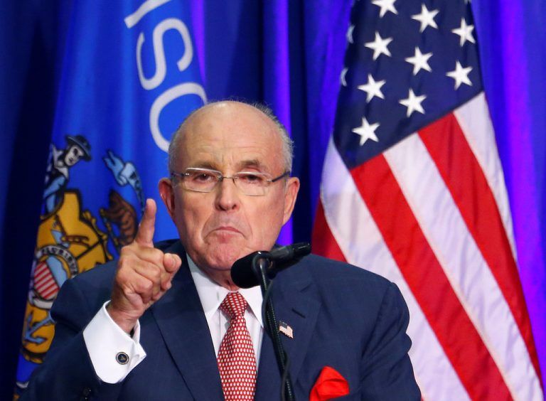 Rudy Giuliani könnte mit einem Posten belohnt werden. reuters
