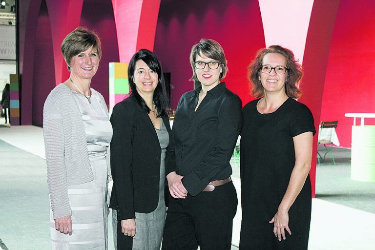 Sabine Tichy-Treimel, Raquel Bindel, Marina Töchterle und Mirjam Hollenstein (v. l.).