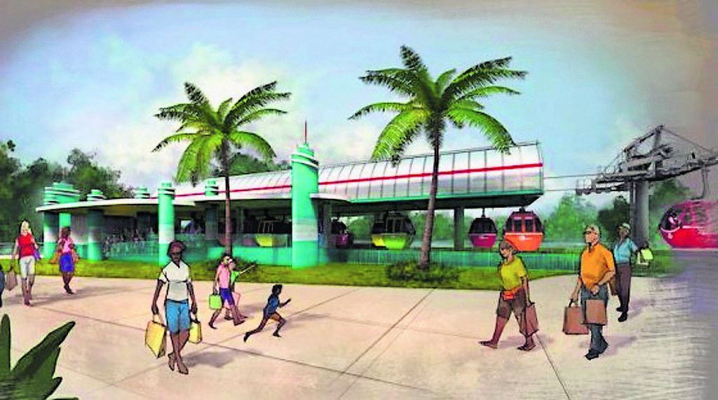 Neuer Skyliner für Mickey und Donald