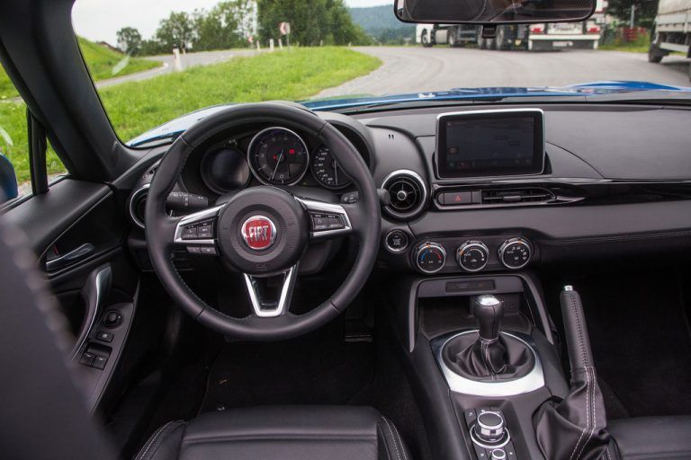 Softtouch und Leder: Fiat bietet einen hochwertigen Innenraum.