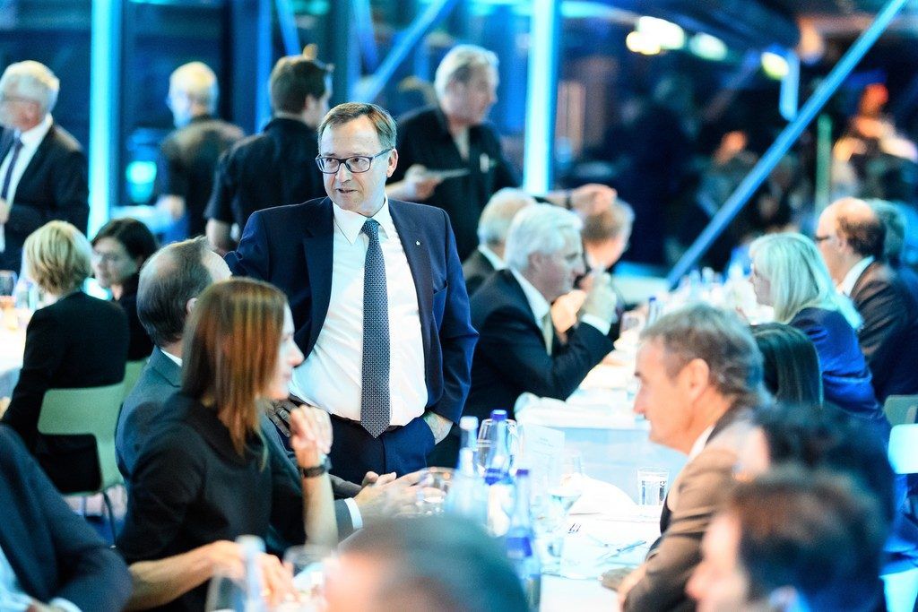 Sparkasse feierte 150-Jahr-Jubiläum in luftiger Höhe