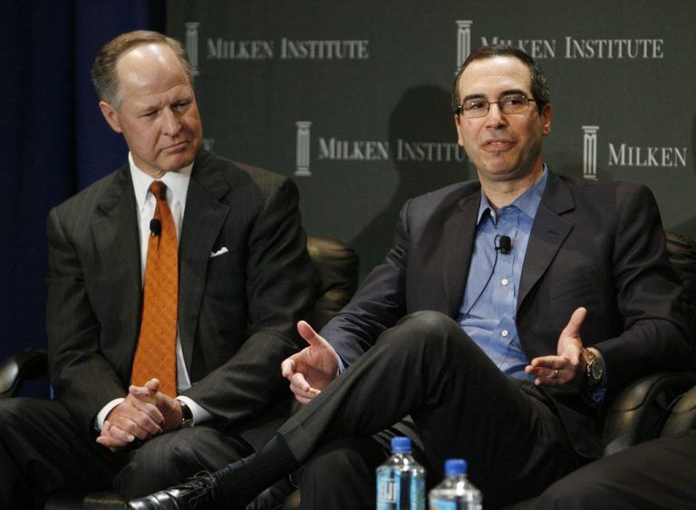 Steven Mnuchin kommt als Finanzminister in Frage. reuters