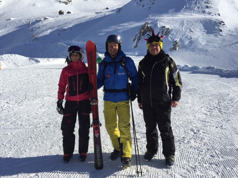 Susanne Stadelmann, Hubert Strolz und Markus Fauser wussten den „Run of Fame“ in vollen Zügen und vor allem in voller Fahrt zu genießen.vn/mm