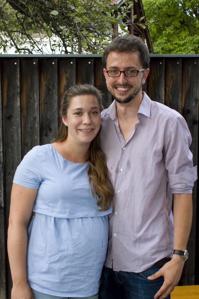 Theresa und Hannes Hirsch beim Jubiläumsfest.