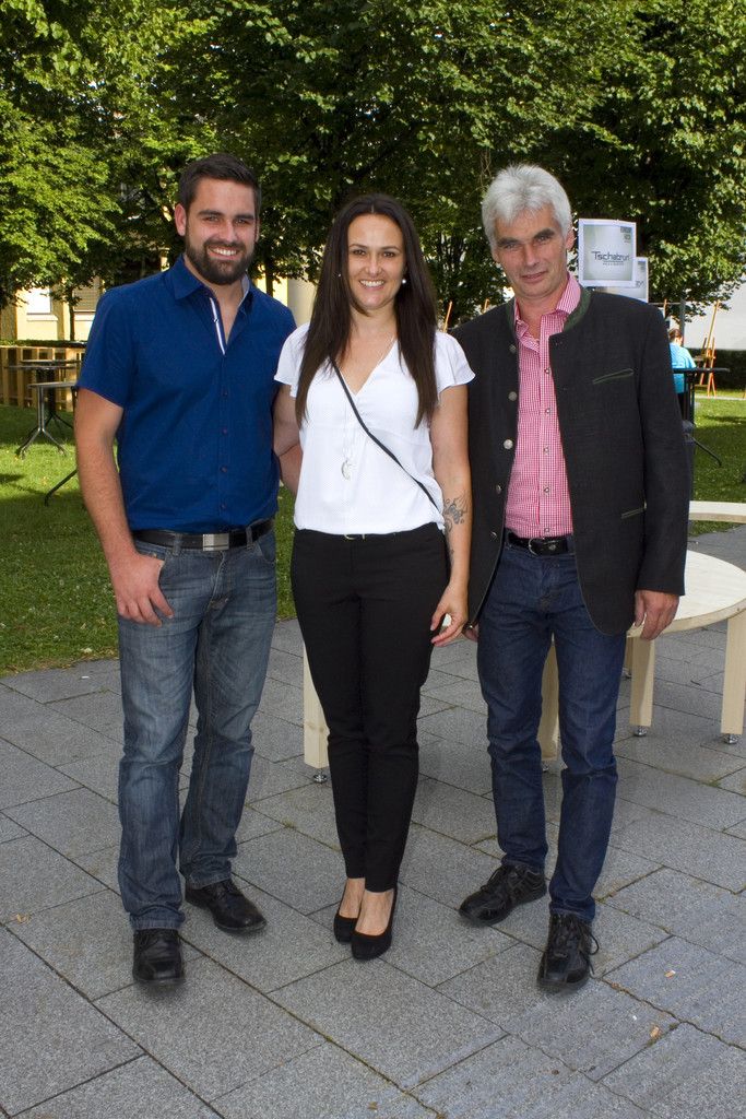 Thomas Heiseler, Chantal Stuchly und Edelbert Heiseler.