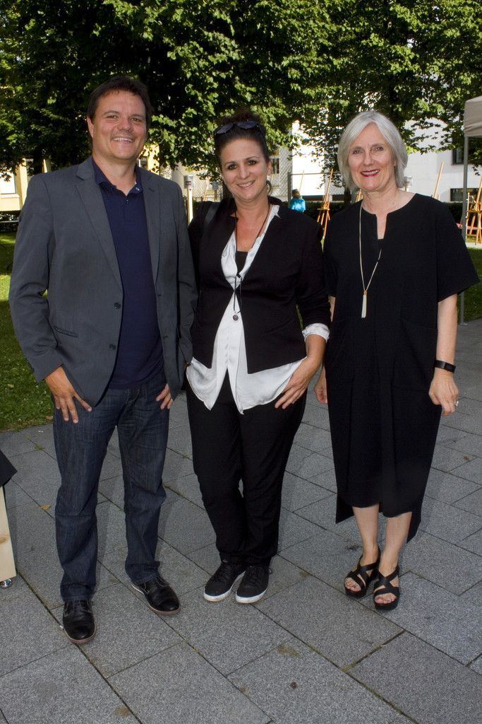 Thomas und Gabriele Schierle mit Marina Hämmerle.