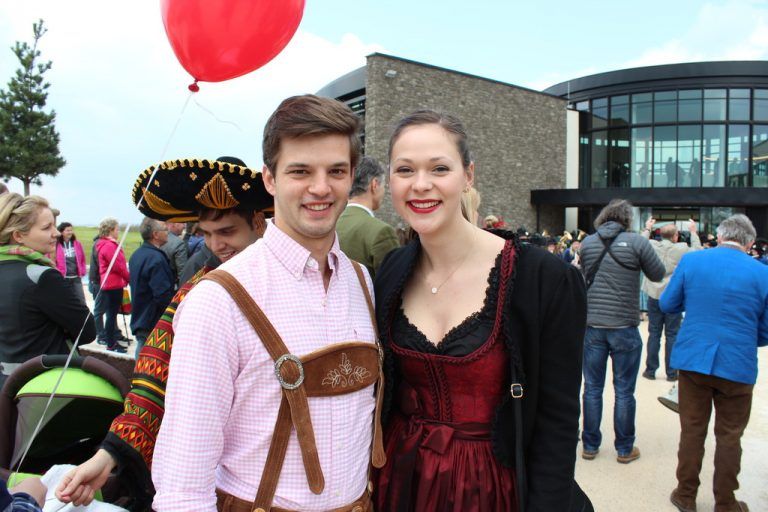 Timothée Chevant und Michaela Gstöhl.