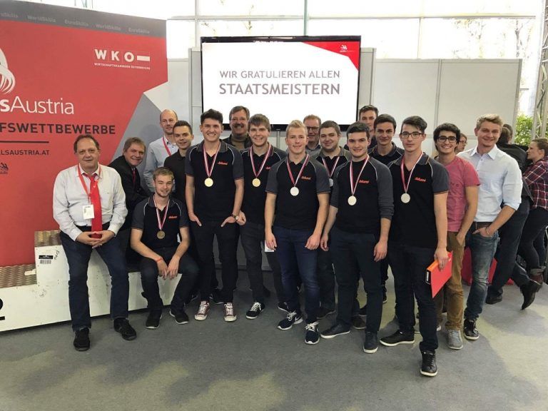 Traditionell unter den Besten. Alle Blum-Teilnehmer an den Austrian Skills landeten unter den Top-Vier. Foto: Blum