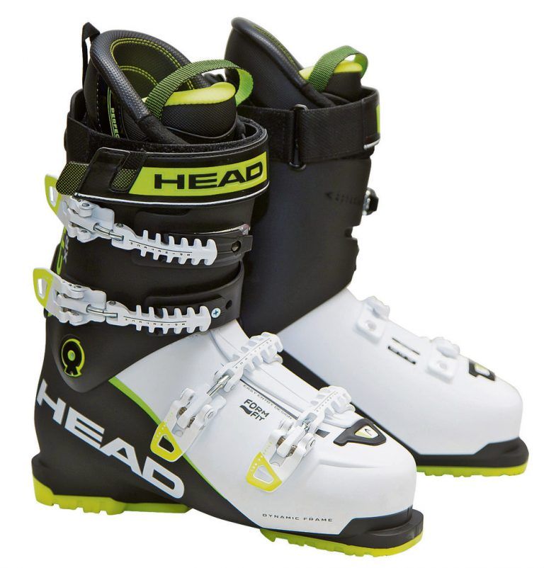 Tragekomfort:Skischuh von Head mit Fit-Schale und Evo Perfect Fit Innenschuh.Gesehen bei Hervis um279,99 Euro