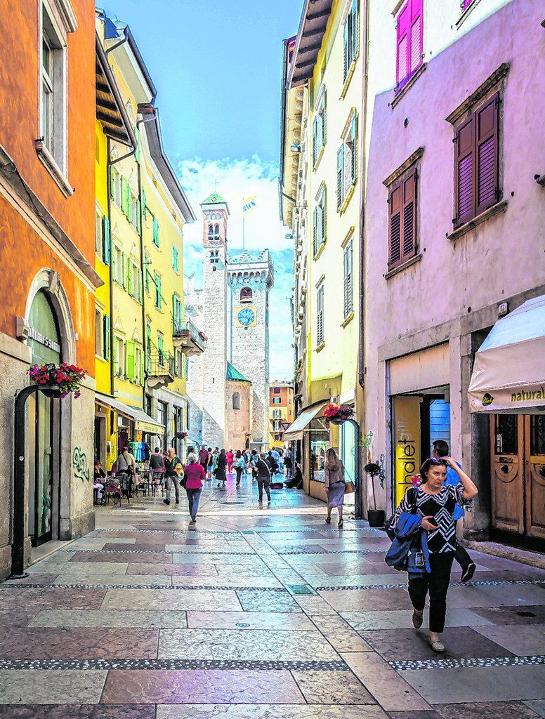 Die schöne Altstadt von Trient