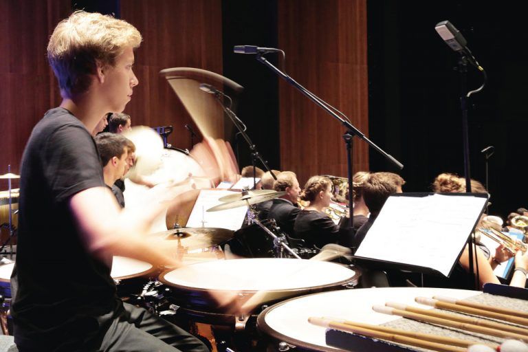Unter dem Titel „Brass Espagnole“ findet am Sonntag die Orchestermatinee mit den jungen Musikern des Internationalen Blasmusik-Camps und Mitgliedern der Wiener Symphoniker statt.foto: anja köhler/BF