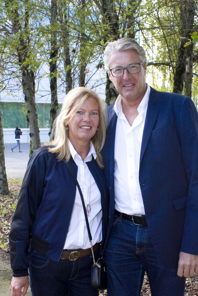 Unter den Gästen der Einweihungsfeier: Aufsichtsrat Gerhard Pritzi und Conny.