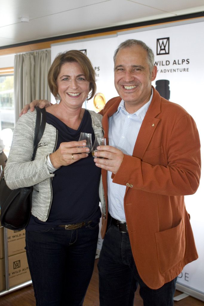 Unter den Whisky-Fans: Dietmar und Sabine Maurer.