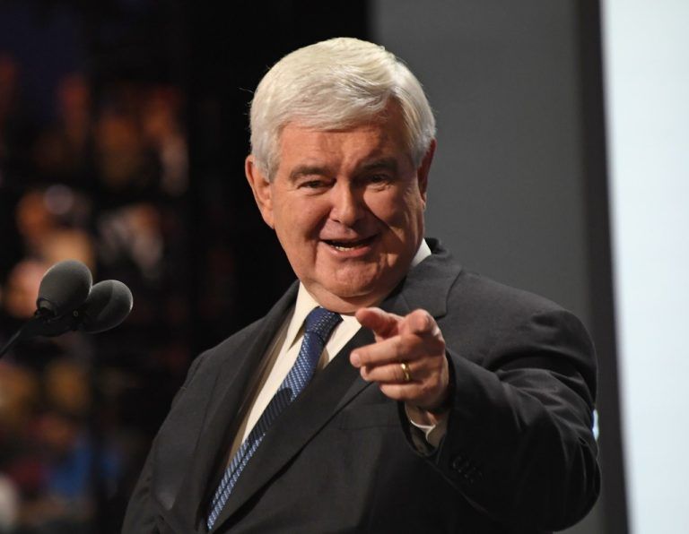 US-Medien spekulieren über ein Comeback von Newt Gingrich. AFP