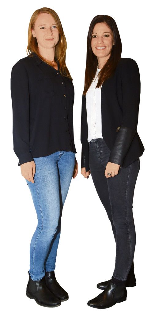 Vanessa Wachter (l.) und Anna Schoch.