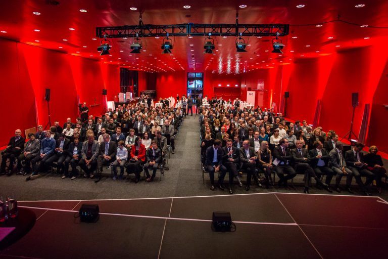 Viel Applaus gab es gestern für die kleinen und mittleren Unternehmen Vorarlbergs in der Dornbirner Messehalle 12.