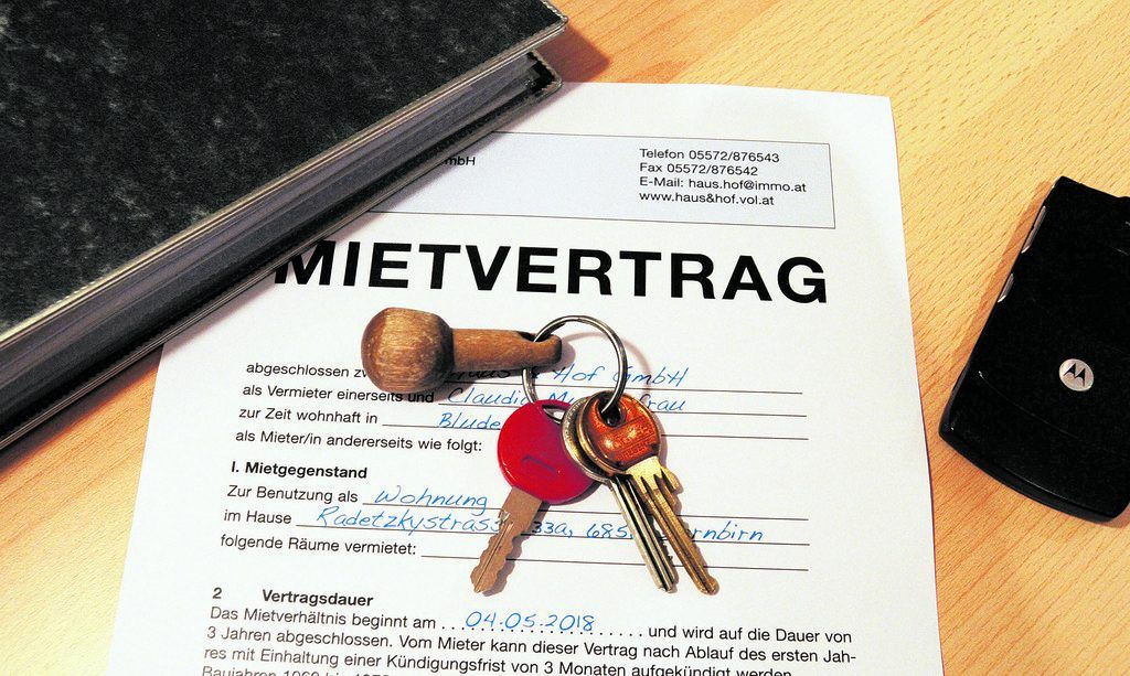 Mietverträge müssen stimmen