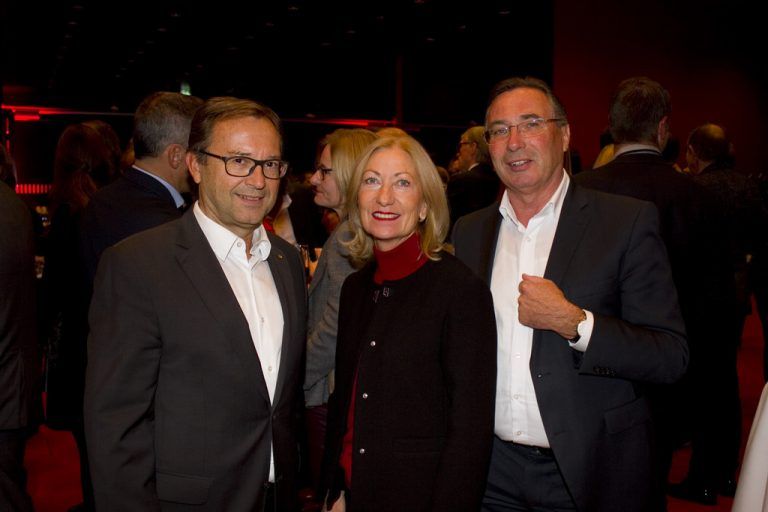 Werner Böhler (Sparkasse), Leane Amann und WKV-Direktor Helmut Steurer.