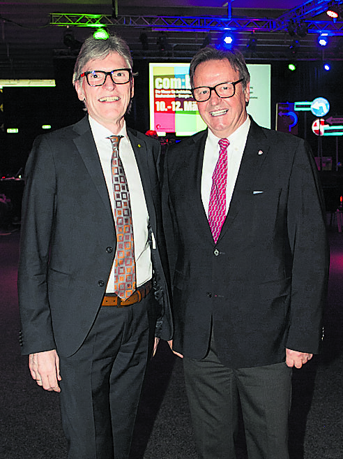 Wilfried Hopfner (l.) und Bauprofi Hermann Metzler (ZM3).