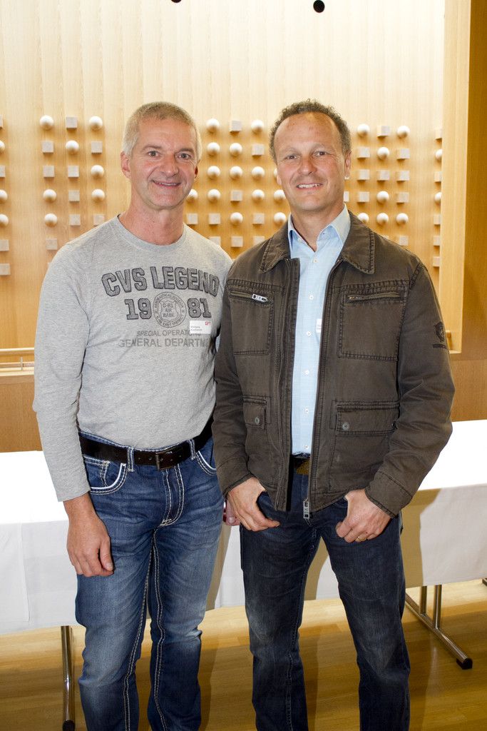 Wolfgang Nussbaumer (l.) und Günther Karg.