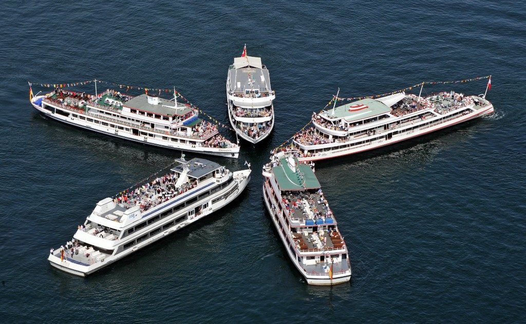 Zank um Gebühren zwischen deutschen und Schweizer Schifffahrtsunternehmen.