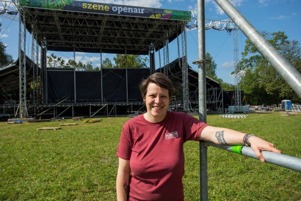 Mittendrin im Festival