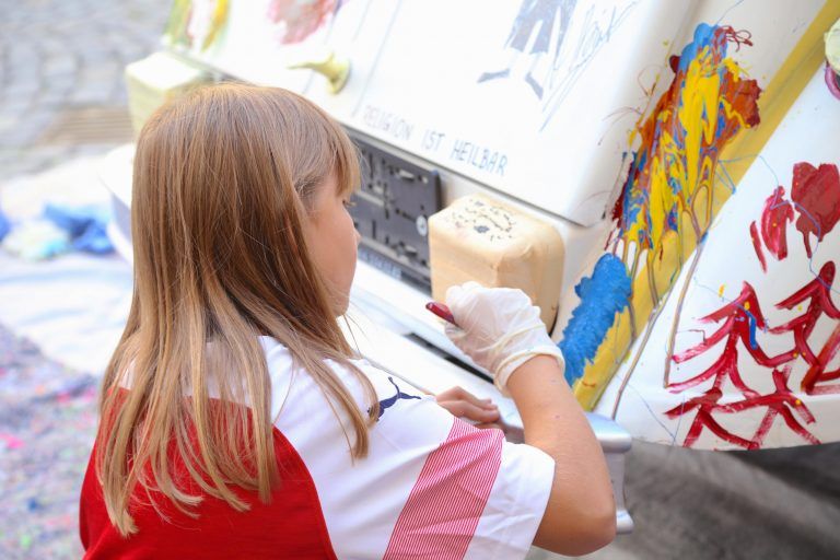 Erwünschter "Vandalismus" in der Feldkircher Marktgasse