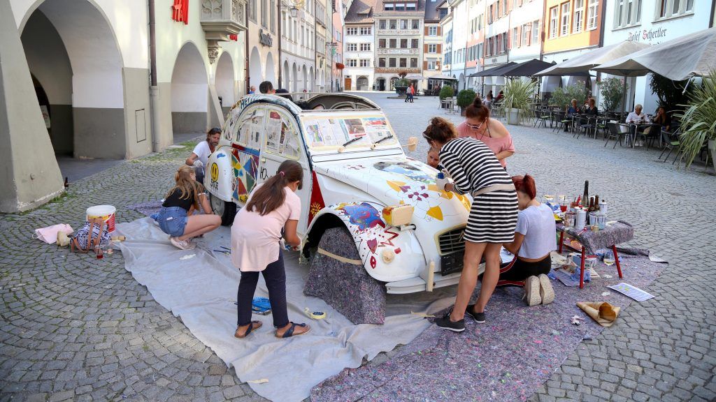 Erwünschter &#8220;Vandalismus&#8221; in der Feldkircher Marktgasse