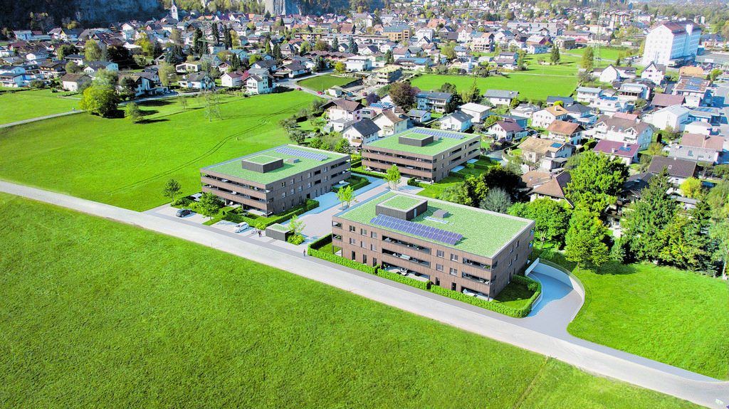Neue Wohnanlage in Bürs