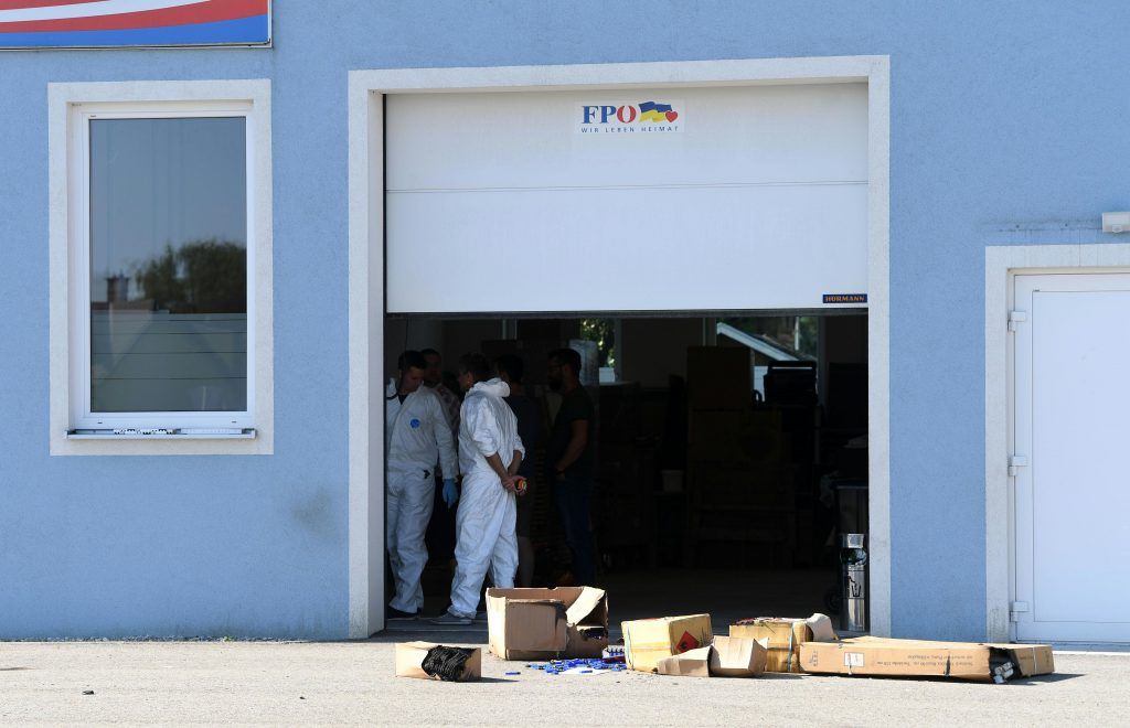 Brandanschlag auf FPÖ-Landesgeschäftsstelle in St. Pölten