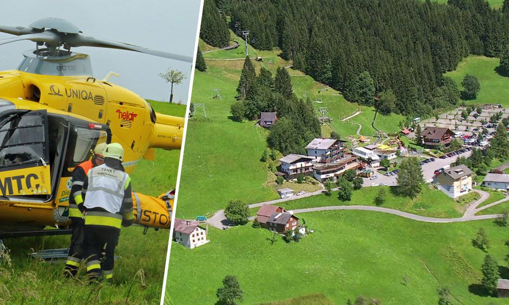 Frau stürzte in Laterns aus Sessellift: Schwer verletzt