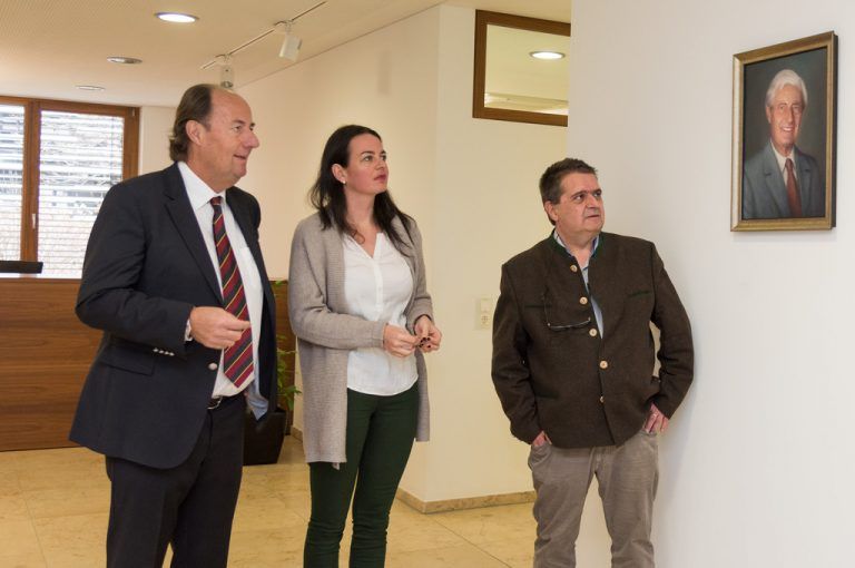 Ahnengalerie: Vater Karl-Ludwig Jäger übernahm 1957 die Leitung der Firma.