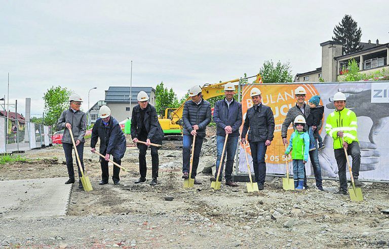 Baustart in Staad (CH).foto: ZIMA