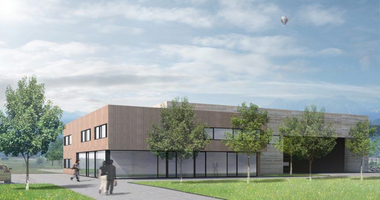 Bis Ende 2018 errichtet i+R Industrie- & Gewerbebau für die Druckerei Schöler ein neues Produktionsgebäude aus Holz. i+r