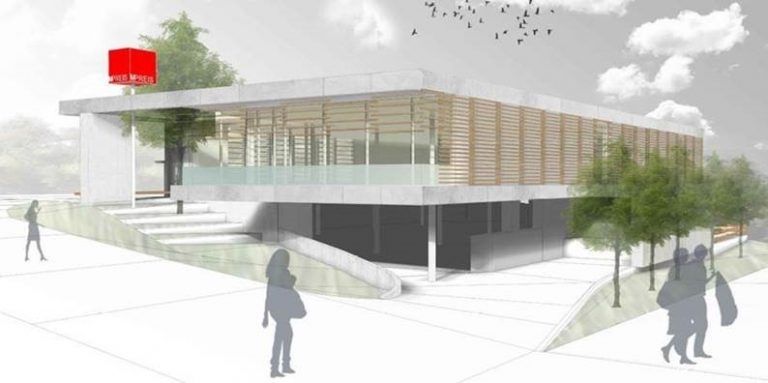 Der neue Supermarkt samt Bistro im St. Gallenkircher Ortsteil Gant soll bis im kommenden Jahr fertiggestellt sein. MPreis