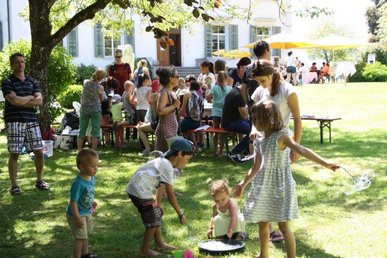 Der Park der Villa Falkenhorst gehört am Sonntag wieder ganz den Kindern. villa falkenhorst