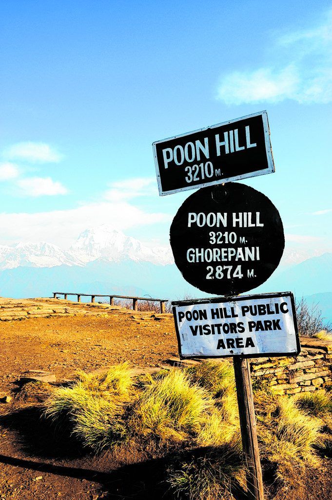 Beliebter Weg: der Poon Hill Trek