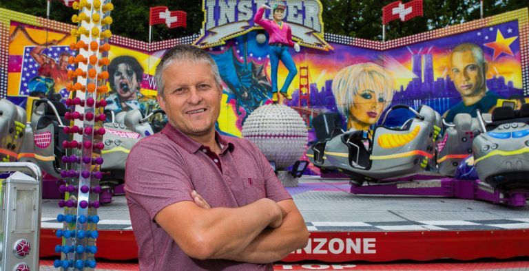 Ewald Böhler hat mit der Organisation des Bregenzer Frühlingsfests, auf dem er auch selbst als Schausteller vertreten ist, alle Hände voll zu tun. VN/Steurer