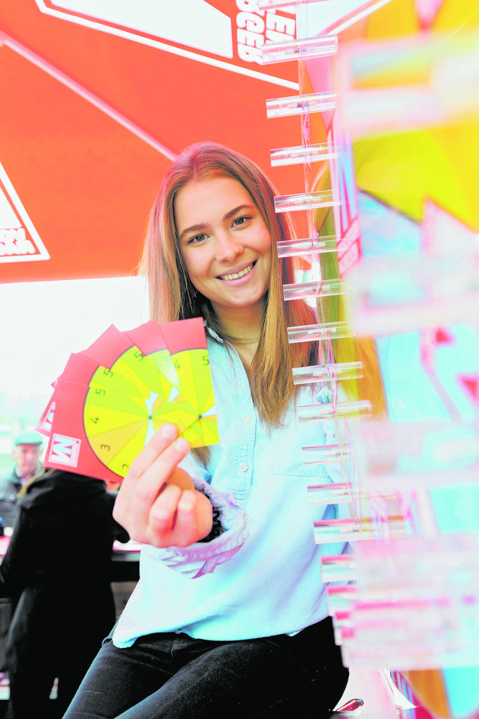 Beim VN-Stand regnet es für VN-Abonnenten jede Menge Preise