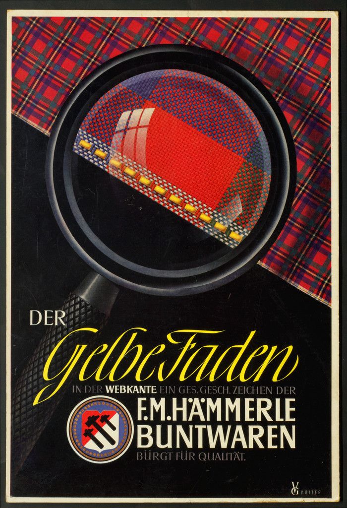 Mit gelbem Faden und dem Dreihammer