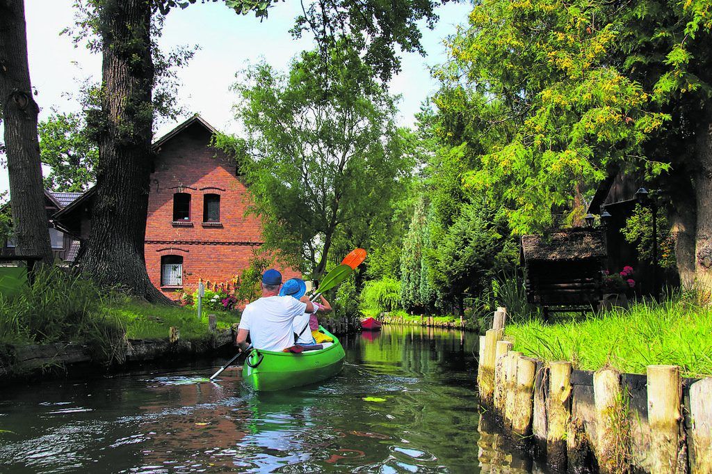 Mit dem Kanu durch den Spreewald